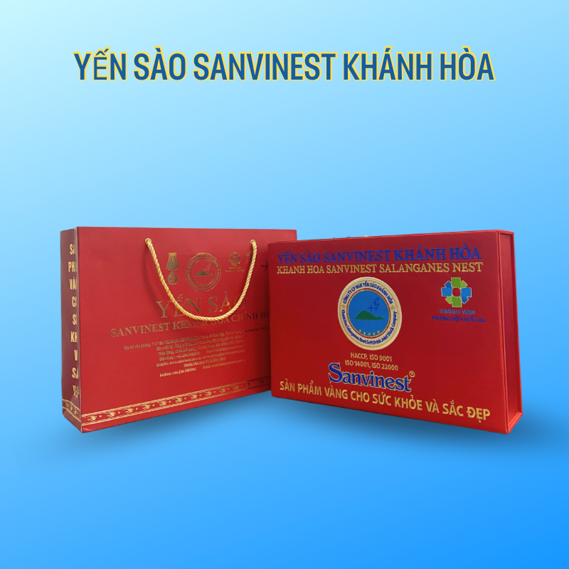 Yến sào Sanvinest Khánh Hòa Chính hiệu - Tổ Yến sào Tinh chế 100g - Q610