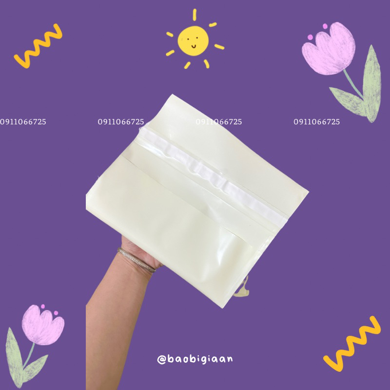 TÚI NIÊM PHONG, TÚI GÓI HÀNG MÀU KEM VANI