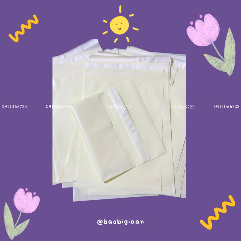 TÚI NIÊM PHONG, TÚI GÓI HÀNG MÀU KEM VANI