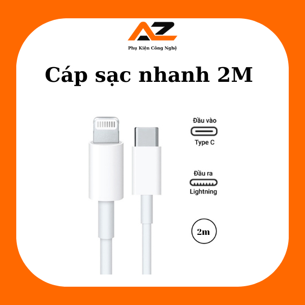 Cáp sạc nhanh 20w dài 1m 2m, dây sạc PD20W dùng cho 11 12 13 14 xsmax