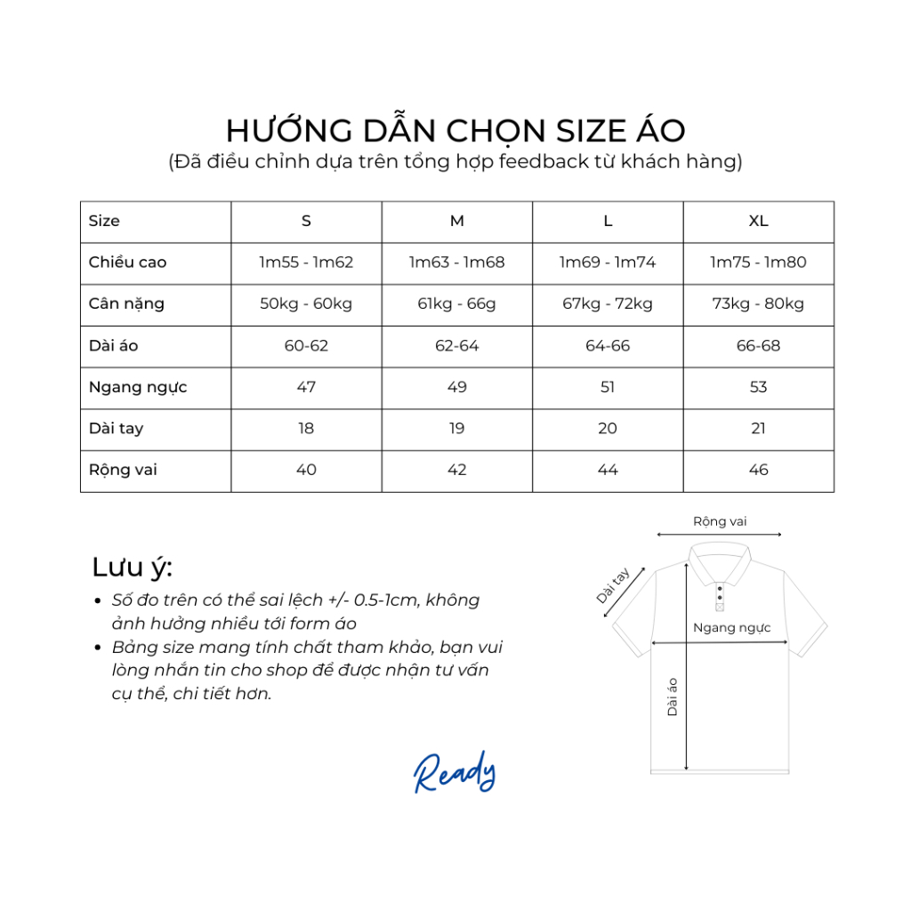 Áo thun polo nam local brand Ready trẻ trung, vải cotton 100% cao cấp, mềm mại, co giãn, thoáng mát, thấm hút tốt