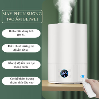 Máy phun sương tạo ẩm không khí Beemi 8L- Máy Beiwei 6.8L, Máy khuyếch tán tinh dầu xông tinh dầu khử mùi
