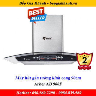 [HCM]Máy hút mùi dạng kính cong 90cm Arber AB 900F