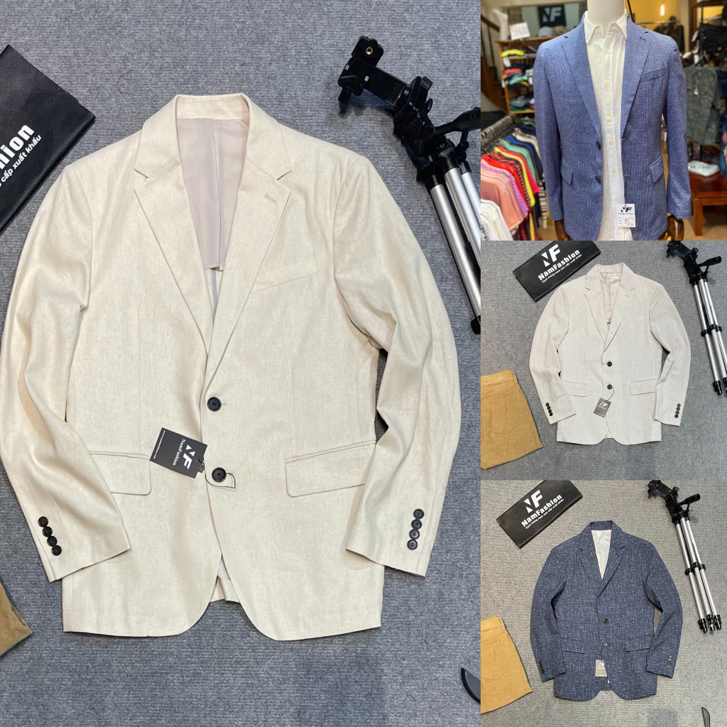 Blazer một lớp nam xịn sò hàng xuất dư Musslsan