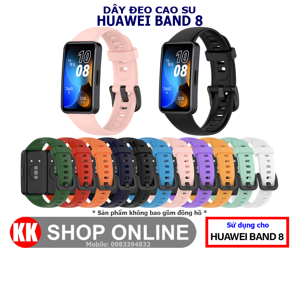 Dây đeo cao su thay thế cho Huawei Band 8