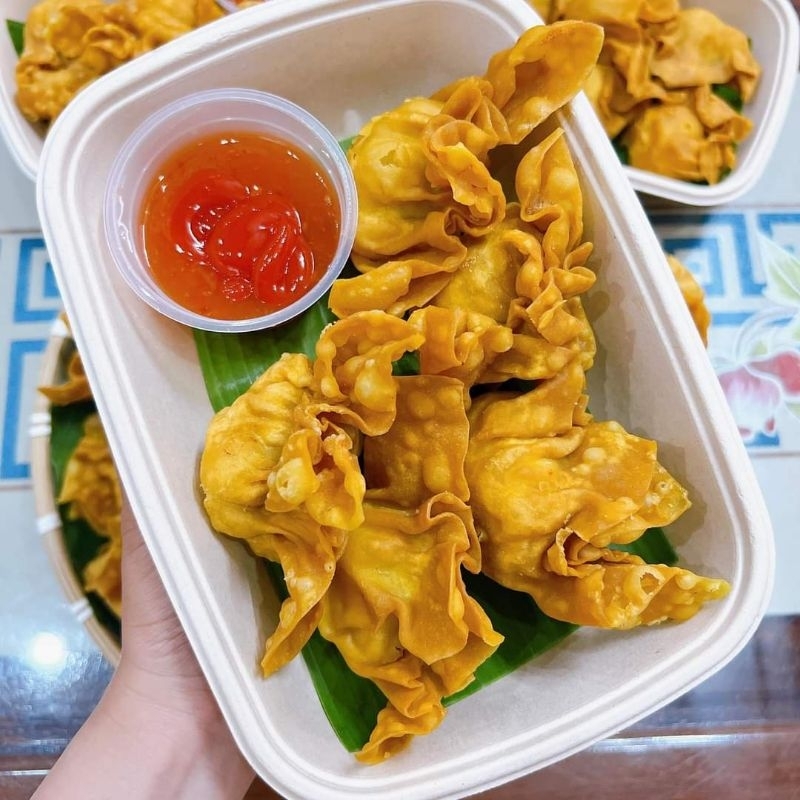 Hoành thánh / sủi cảo 500g Lacusina (chiên, hấp, nấu)