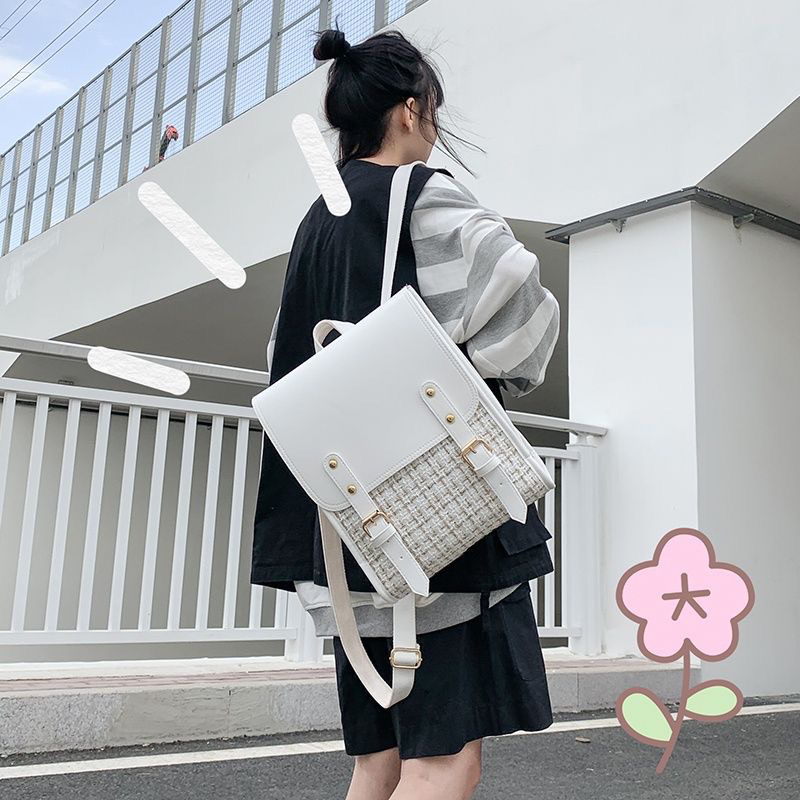 BALO ĐI HỌC nữ thời trang da trơn phong cách vintage cặp ulzzang balo mini giá rẻ cho học sinh đi học chơi
