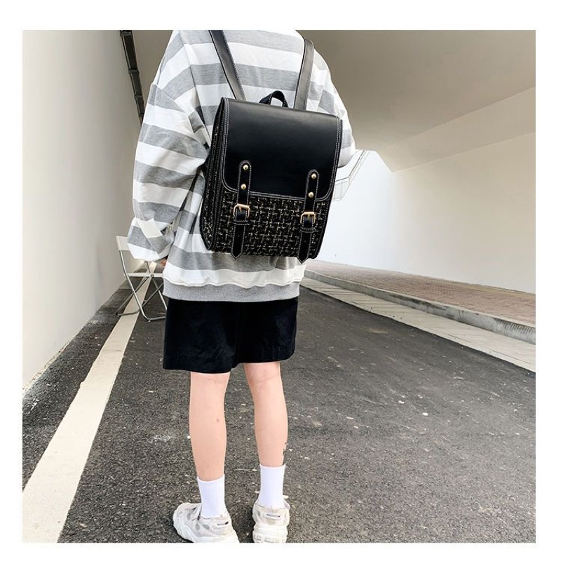 BALO ĐI HỌC nữ thời trang da trơn phong cách vintage cặp ulzzang balo mini giá rẻ cho học sinh đi học chơi