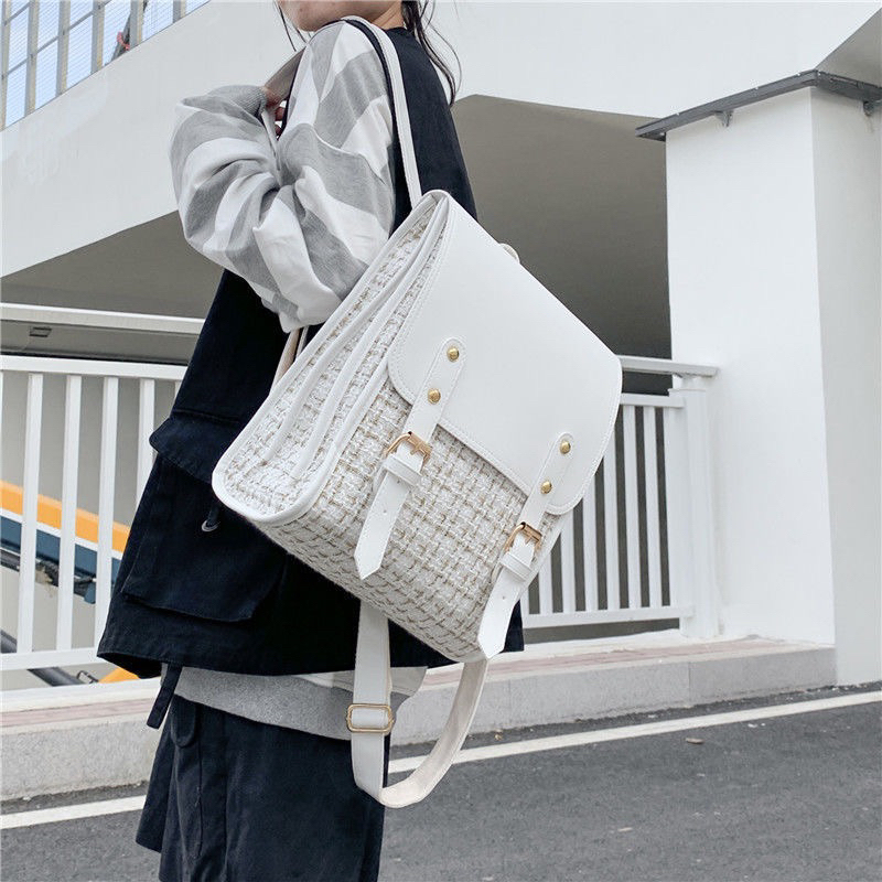 BALO ĐI HỌC nữ thời trang da trơn phong cách vintage cặp ulzzang balo mini giá rẻ cho học sinh đi học chơi