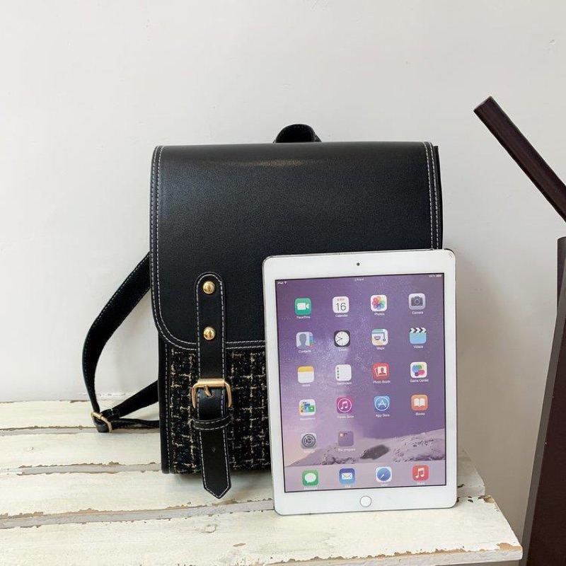 BALO ĐI HỌC nữ thời trang da trơn phong cách vintage cặp ulzzang balo mini giá rẻ cho học sinh đi học chơi