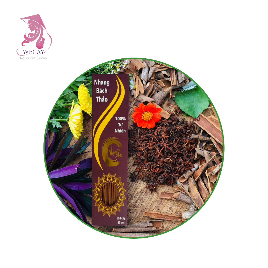 Nhang thảo mộc 38cm 160 cây