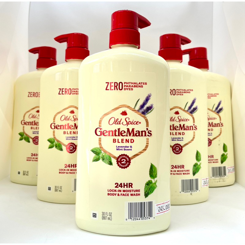 ( NHẬP KHẨU MỸ ) SỮA TẮM VÀ RỬA MẶT OLD SPICE GENTLEMAN'S BLEND LAVENDER & MINT SCENT 887ML