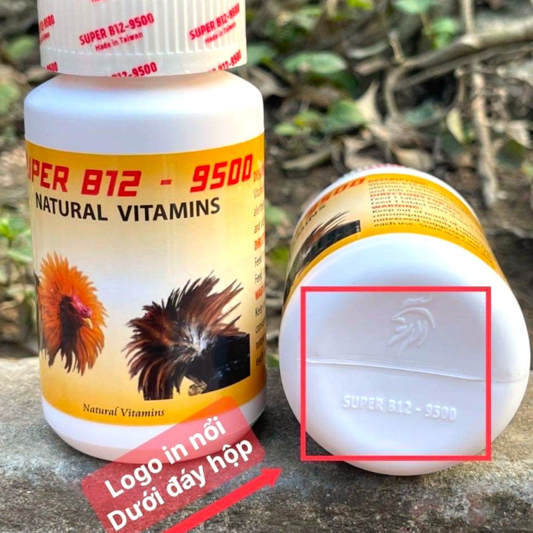 Hộp B12 9500 Nuôi Gà Chiến  100 viên + Tặng 10ml Nhỏ nuôi B12