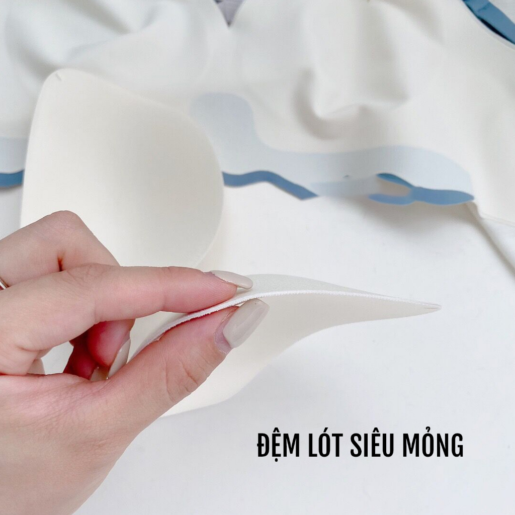 Áo Ngực Su Không Gọng Đệm Mỏng 1Cm Nâng Ngực Cài Sau Chất Thun Lạnh Mềm Mại Eva Bra 3188