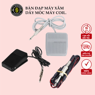 Bàn đạp máy xăm bàn đạp màu ghi phun xăm -xăm hình siêu bền.