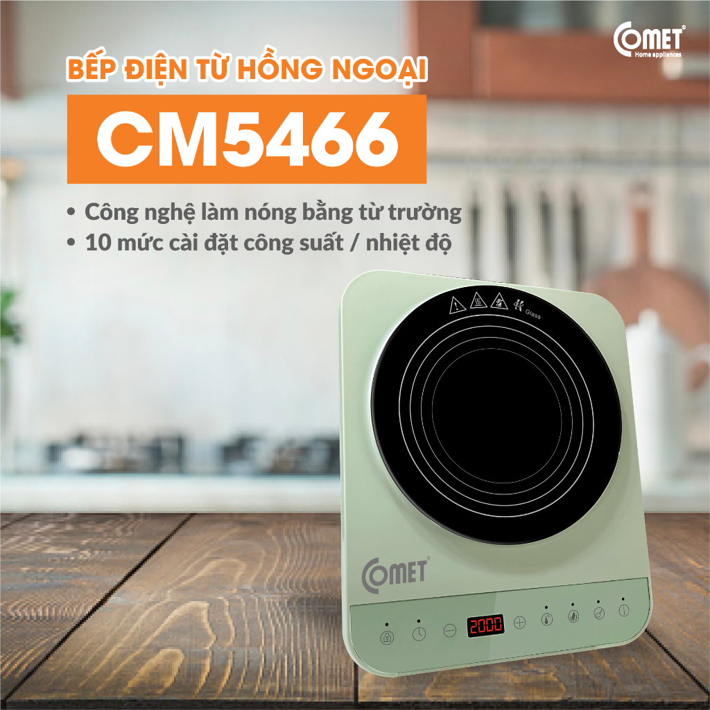 Hỏa tốc - Bếp điện từ cảm ứng 2000W COMET - CM5466