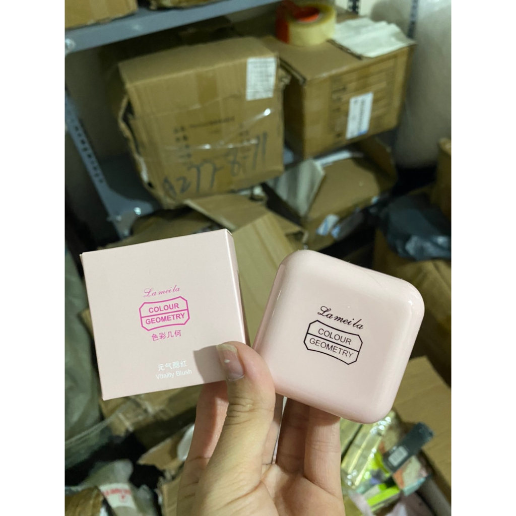 Phấn má hồng đơn sắc Lameila Blusher Color Geometry BLG6