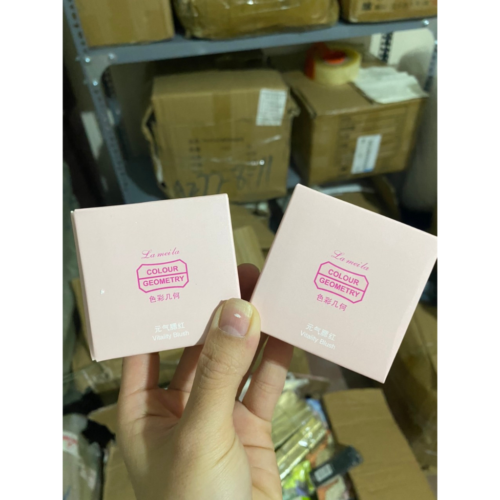 Phấn má hồng đơn sắc Lameila Blusher Color Geometry BLG6