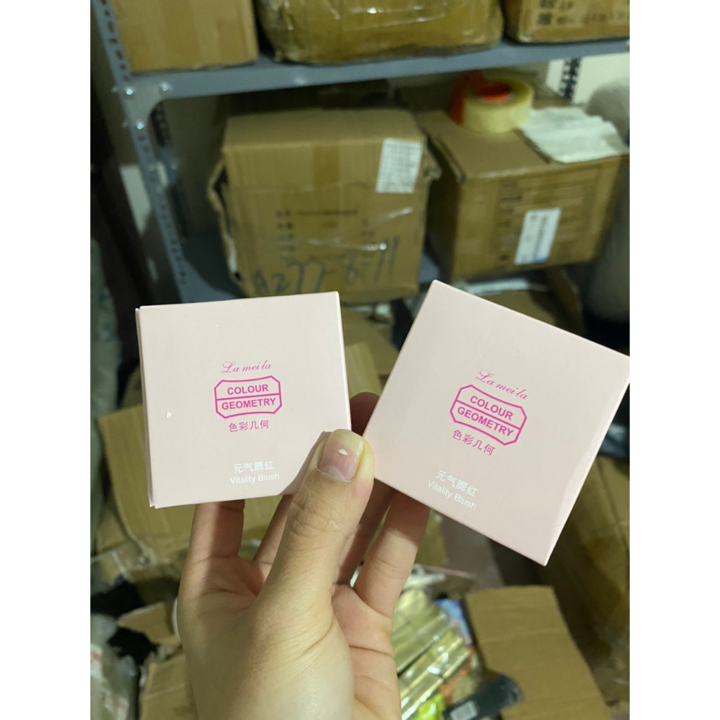 Phấn má hồng đơn sắc Lameila Blusher Color Geometry BLG6