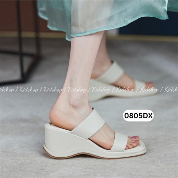Sandal Đế Xuồng 2 Màu Hàng Nội Địa 0805DX