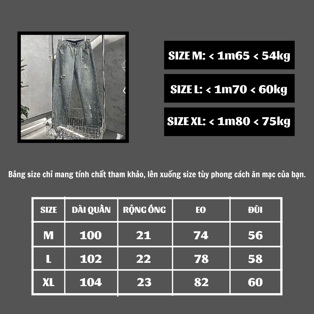 Quần khóa chân ống rộng quần khóa zip ống loe jean suông cạp cao XESINU