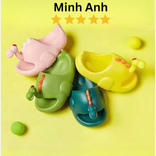 Dép khủng long cổ dài dễ thương mang đi chơi, ở nhà đế siêu mềm dành cho bé-Minh Anh Shoes-Tăng 1- 2 size(Mã 777)