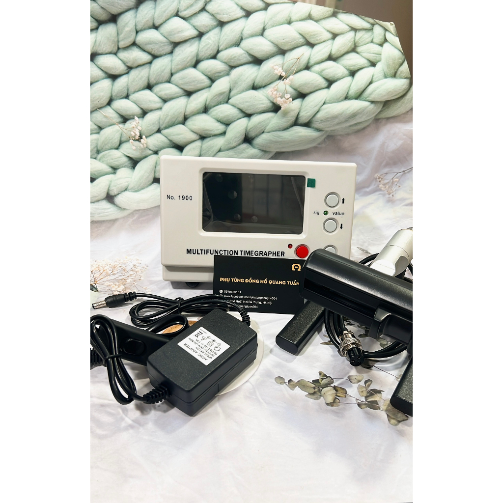 Máy đo test nhanh chậm đồng hồ cơ MTG Weishi 1900 ảnh thực tế từ shop :)