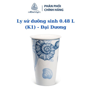 Ly sứ dưỡng sinh Minh Long 480ml - kiểu 1 - Đại Dương