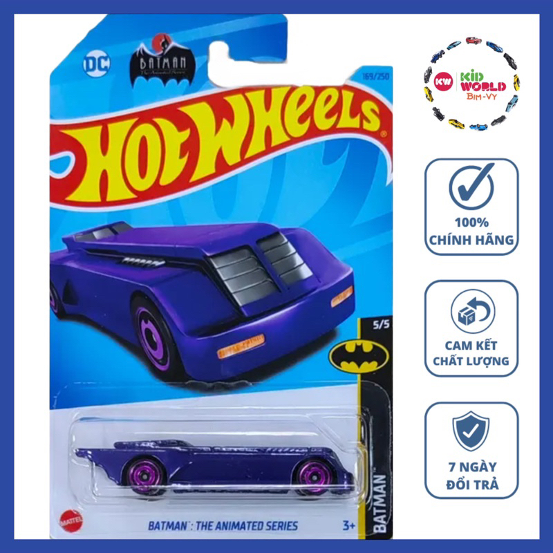 Xe mô hình Hot Wheels basic Batman The Animated Series HKH00.