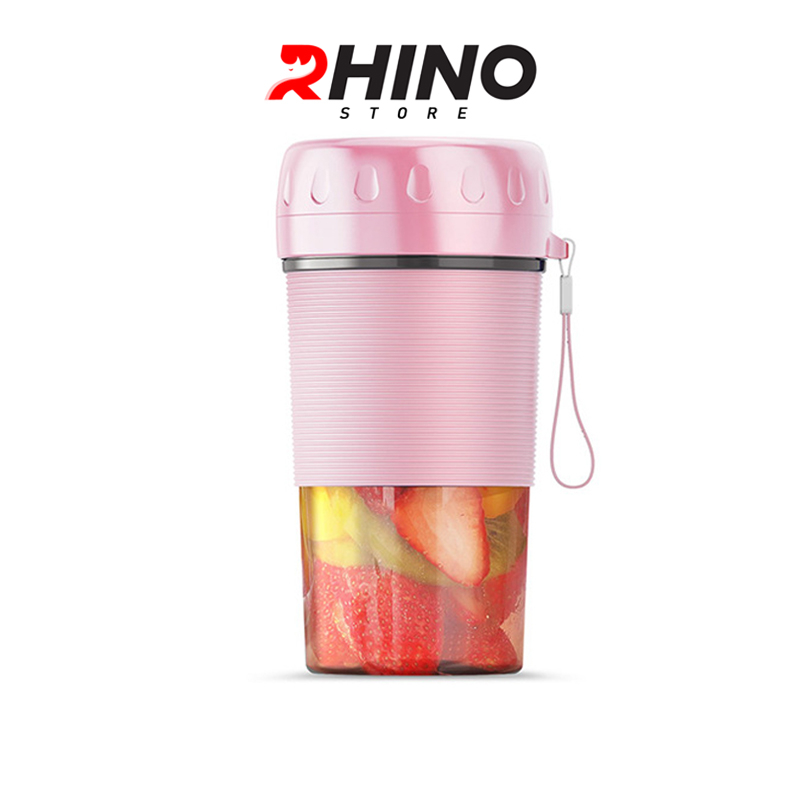 Máy xay sinh tố hoa quả cầm tay Rhino HB101 300ml