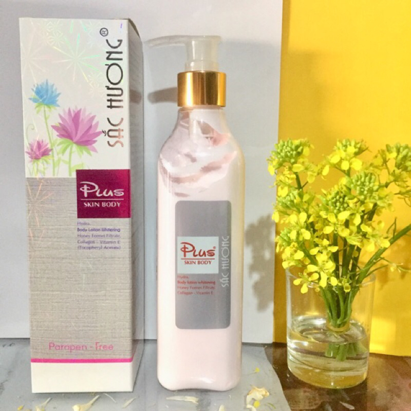 Kem dưỡng trắng da toàn thân Sắc Hương Body Plus Collagen Tím