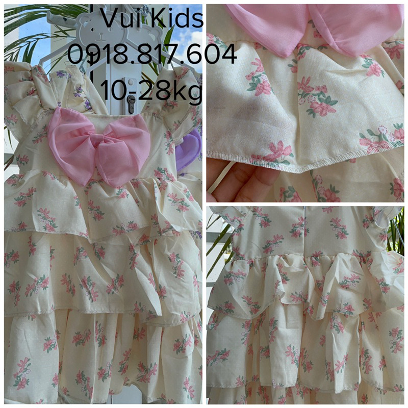 Áo đầmĐầm công chúa bé gái Elsa kids. Đầm công chúa 3 tầng mềm mại, siêu xinh bé gái 10-20kg