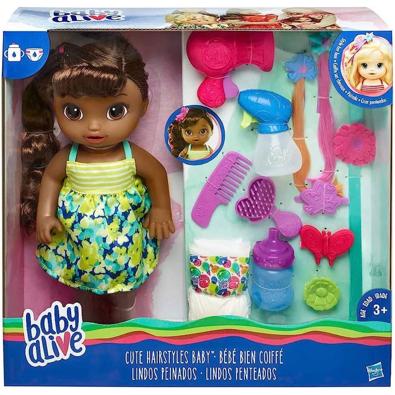 Búp Bê Alive tạo mẫu tóc đồ chơi trẻ em gái, Chất liệu an toàn, quà tặng cho bé gái