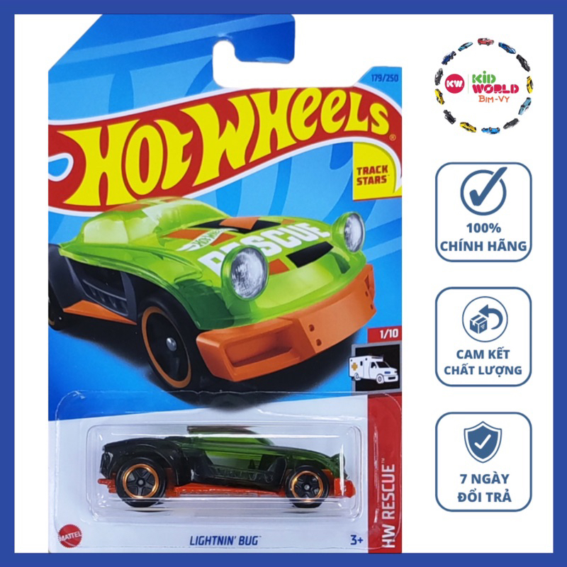 Xe mô hình Hot Wheels basic Lightnin' Bug HKJ18.