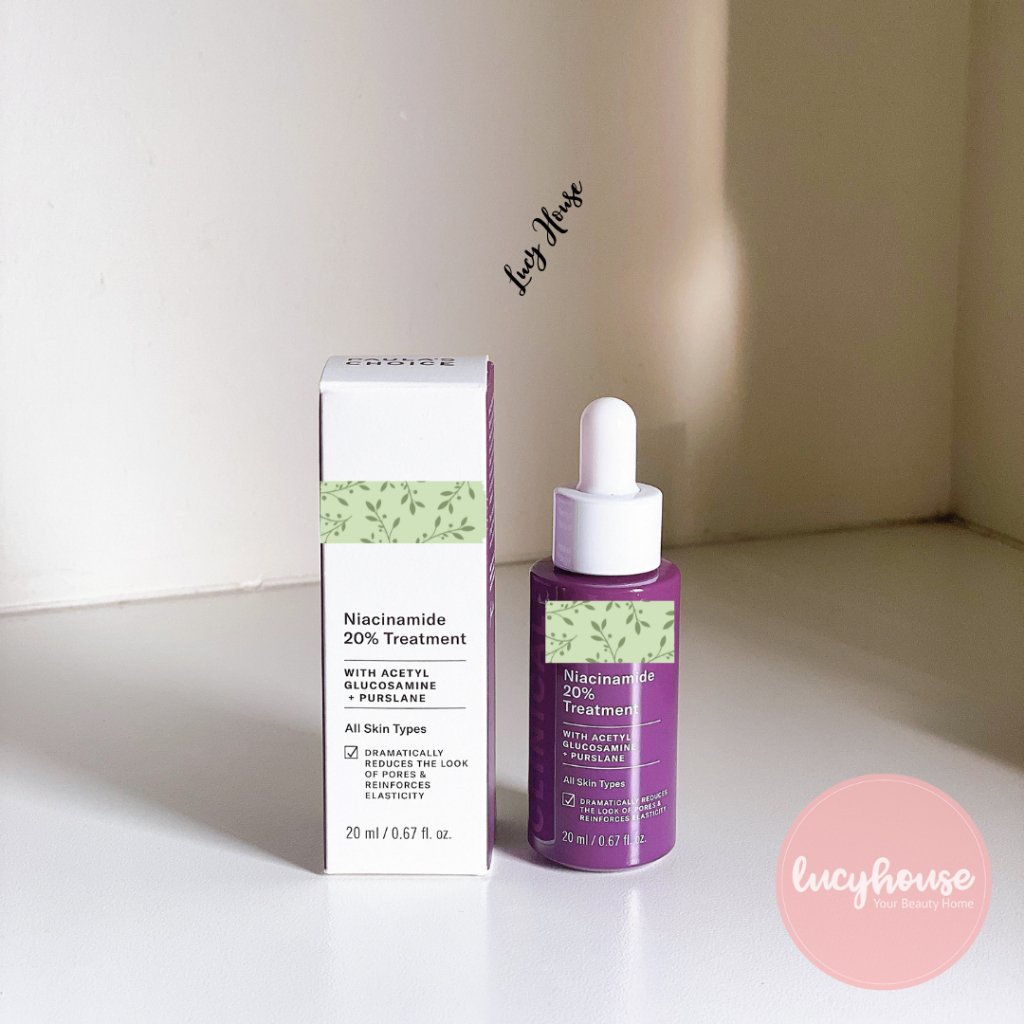 Serum Niacinamide 20% sáng da, giảm thâm se khít lỗ chân lông 20ml