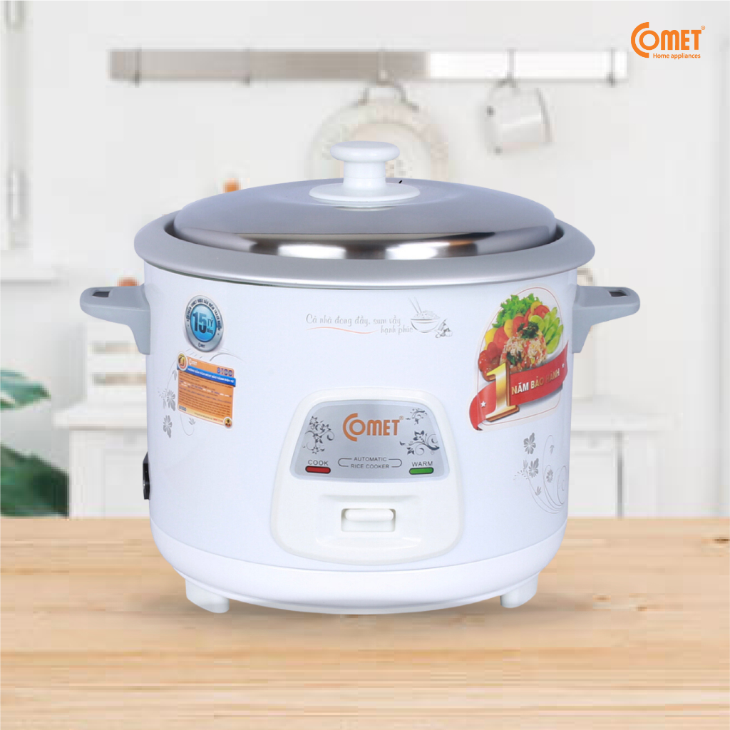 Nồi cơm điện Comet CM8036 nắp rời 1.8L