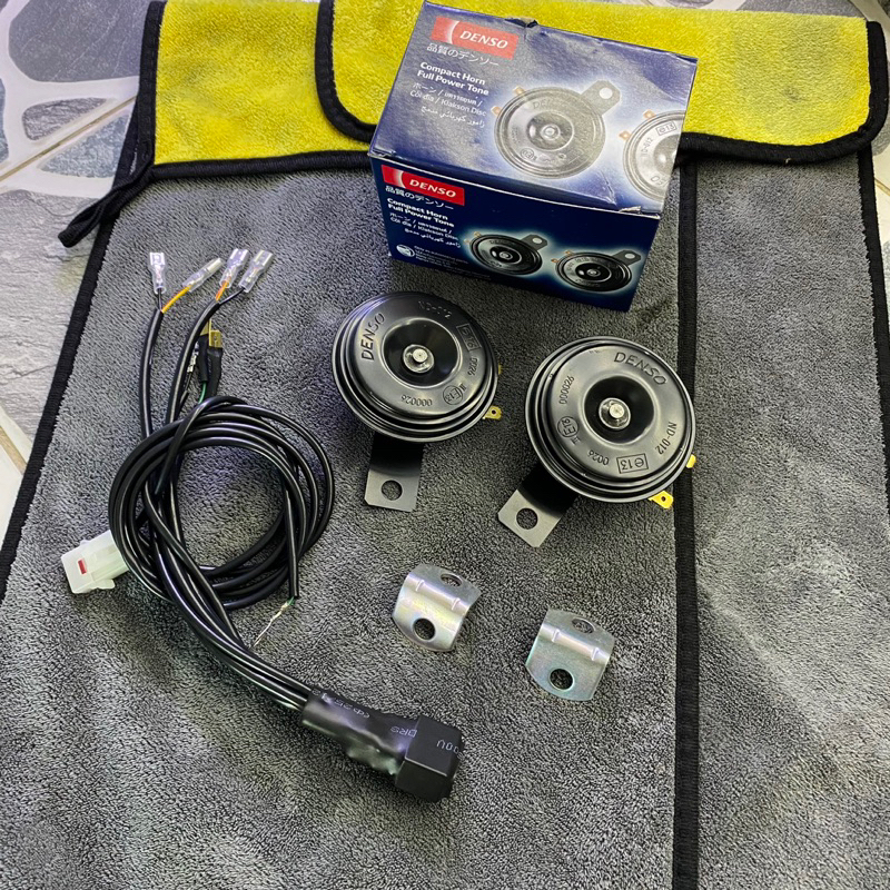 Bộ Còi Denso Chính Hãng Kèm Mạch Relay