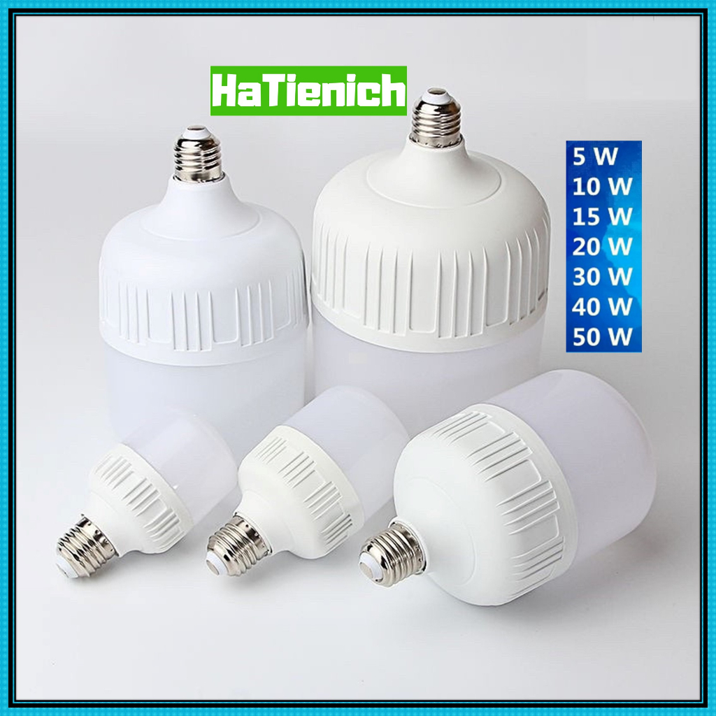 Bóng đèn Linh Phi Plus 5w-65w 50w 40w 30w 20w 10w 5w siêu sáng tiết kiệm điện, LED BULB trụ LINH PHI chống nước BẢO HÀNH