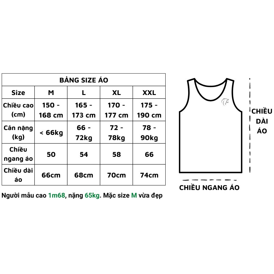 Áo Tanktop tập gym nam Gymlab form fit thể thao vải poly thoáng mát - MID LOGO