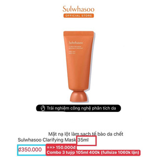 MẶT NẠ SULWHASOO LỘT, NHÂN SÂM