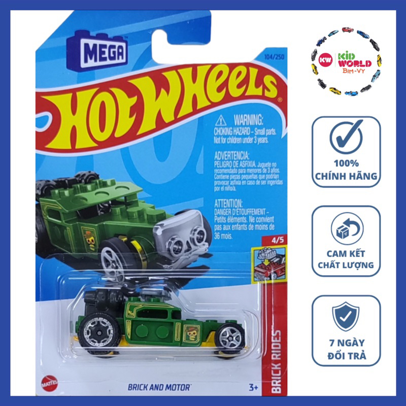 Xe mô hình Hot Wheels basic Brick And Motor HKJ88.