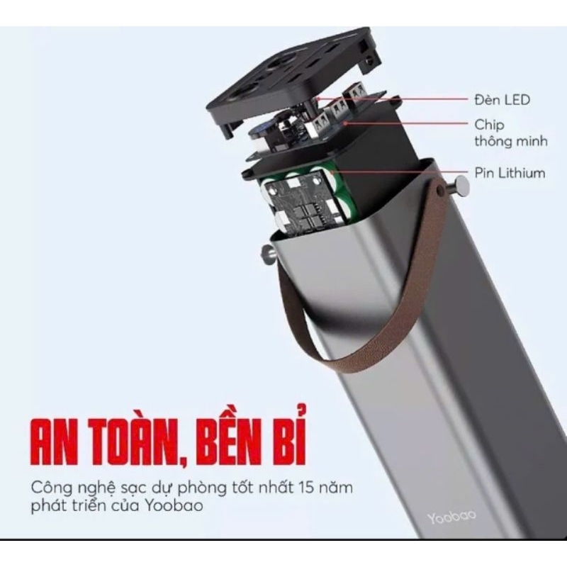Trạm sạc dự phòng 200W YOOBAO 52800mAh