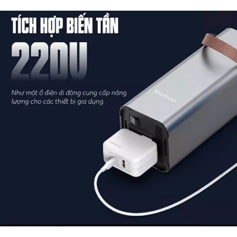 Trạm sạc dự phòng 200W YOOBAO 52800mAh