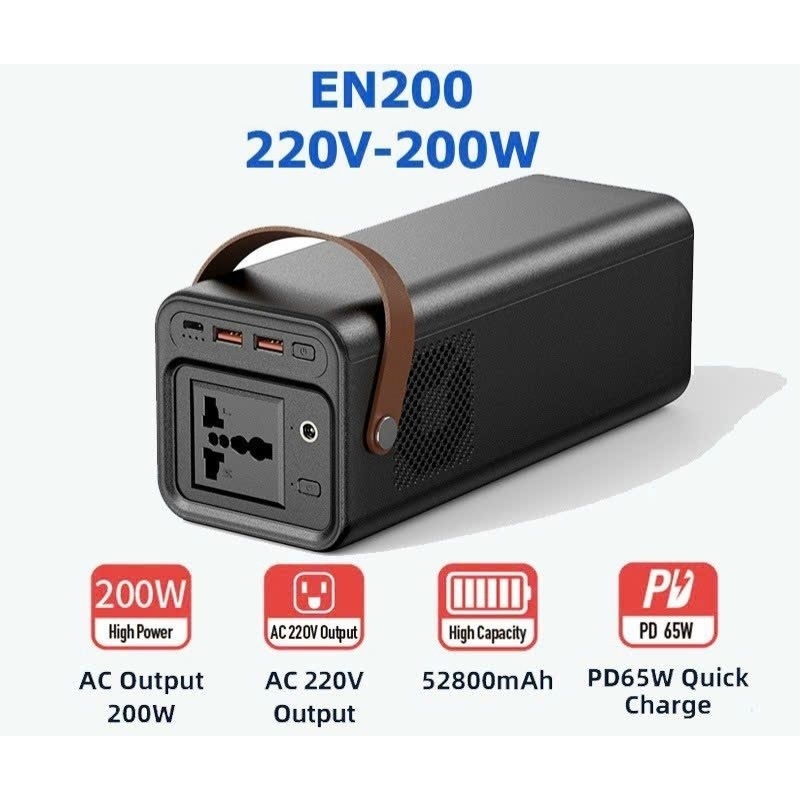 Trạm sạc dự phòng 200W YOOBAO 52800mAh