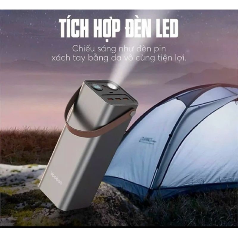 Trạm sạc dự phòng 200W YOOBAO 52800mAh