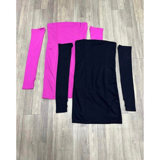 d86 đầm body tay rời f21