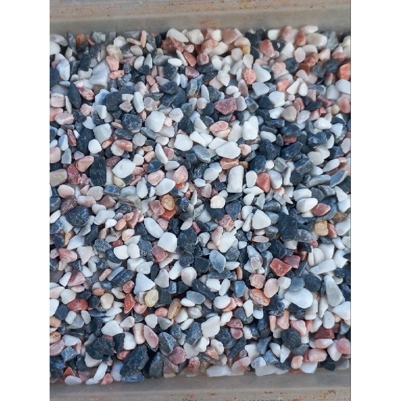Sỏi 4 màu trang trí hồ thủy sinh, hồ cá cảnh 500gr PK304