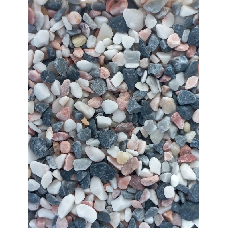 Sỏi 4 màu trang trí hồ thủy sinh, hồ cá cảnh 500gr PK304