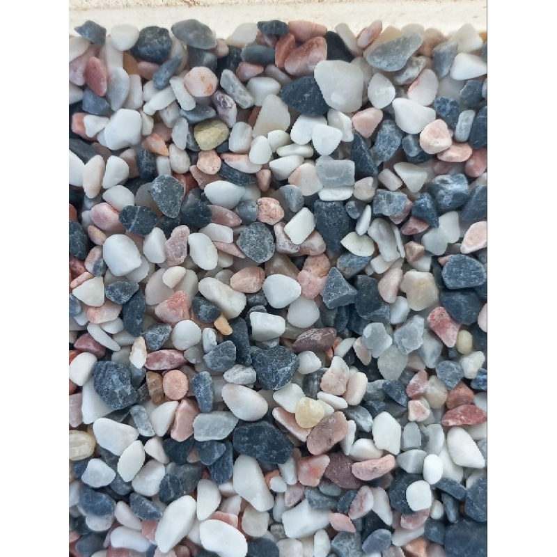 Sỏi 4 màu trang trí hồ thủy sinh, hồ cá cảnh 500gr PK304