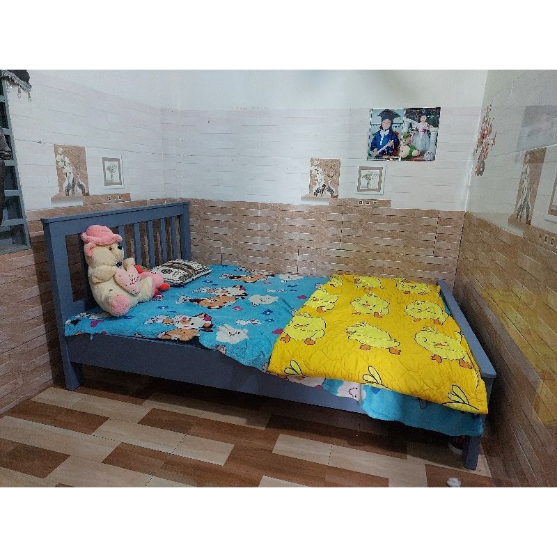 Giường  gỗ thông nhập khẩu 1m2x2m